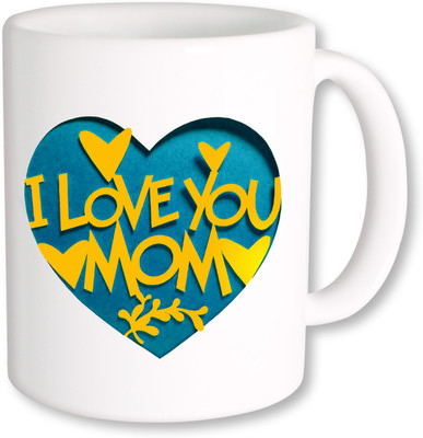 

PhotogiftsIndia i love you mom 01 Aluminium Mug(500 ml), Multicolor