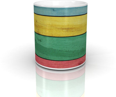 

Seven Rays Colored Wood Ceramic Mug(250 ml)