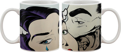 

Artifa Vampire Porcelain, Ceramic Mug(350 ml), Multicolor