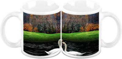 

Homesogood Everyone Loves Valentine's Day (Set Of 2) Ceramic Mug(325 ml, Pack of 2)