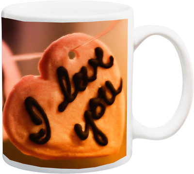 

ME&YOU Valentines Day Gift;I Love You Printed Ceramic Mug(325 ml), Multicolor