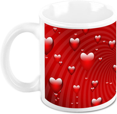 Homesogood Arsenal Of Heart On Valentine's Day Ceramic Mug(325 ml)
