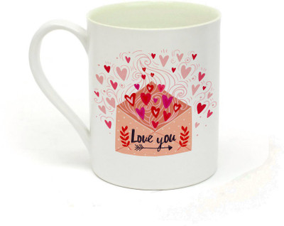 

Sowing Happiness MUG308 Ceramic Mug(350 ml), White