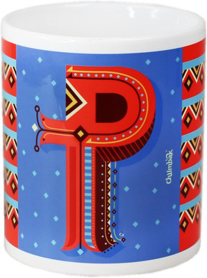 Chumbak MG39 Ceramic Mug(300 ml), Multicolor