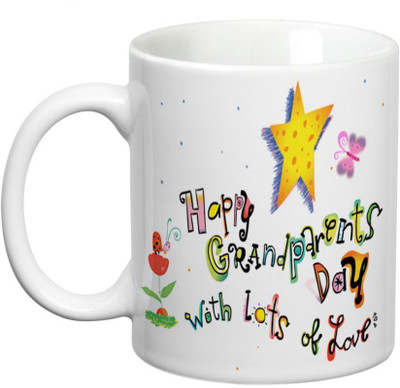 

Prithish Happy Grandparents Day Ceramic Mug(330 ml)