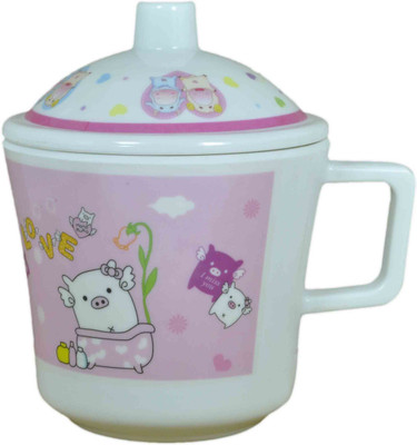 

Babysid Collections KIDS CUP BPA FREE MELAMINE CUP WITH LID Melamine Mug(180 ml)