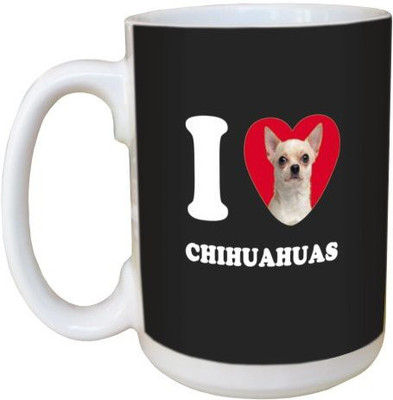 

Tree Free Free Greetings LM45031 I Heart Chihuahuas Ceramic with Full-Sized Handle, 15-Ounce, White Ceramic Mug(60 ml), Multicolor