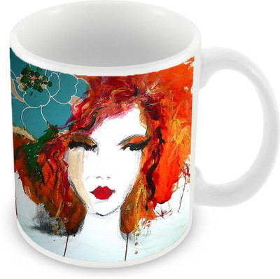

Sleep Nature's SN-MG-1530 Ceramic Mug(350 ml), Multicolor