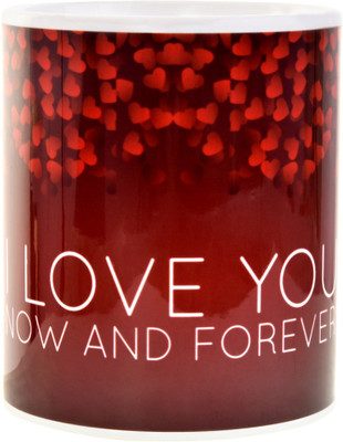 

Halowishes Love You Forever Quote Gift Coffee Ceramic Mug(325 ml), Multicolor