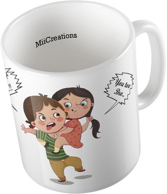 

MiiCreations MUG-W-00025 Ceramic Mug(325 ml), Multicolor