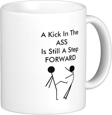 

Exoctic Silver MUG152 Ceramic Mug(250 ml), White