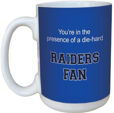 

Tree-Free Greetings Greetings lm44490 Raiders College Football Fan Ceramic with Full-Sized Handle, 15-Ounce Ceramic Mug(60 ml), Multicolor