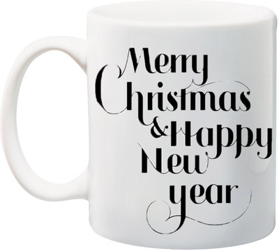 

ME&YOU Christmas and New Year Gifts;Corporate Gift Item Ceramic Mug(325 ml), Multicolor