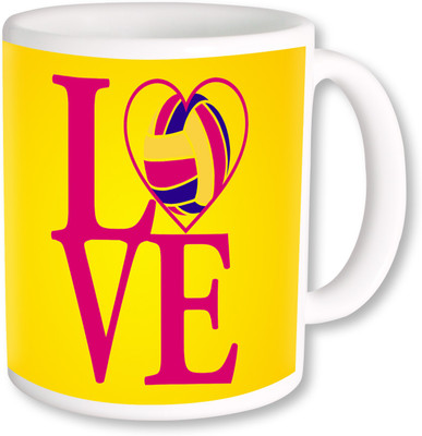 PhotogiftsIndia I Love Football 08 Ceramic Mug(325 ml)