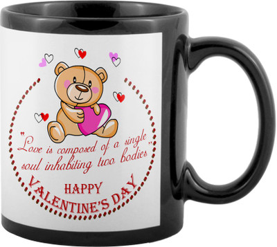 

SKY TRENDS Valentine Gifts For Special Girlfriend,Boyfriend,Wife,Husband,design 58 Ceramic Mug(325 ml), Black