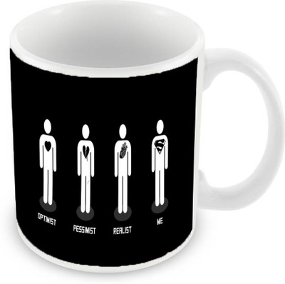 

Sleep Nature's SN-MG-774 Ceramic Mug(350 ml), Black