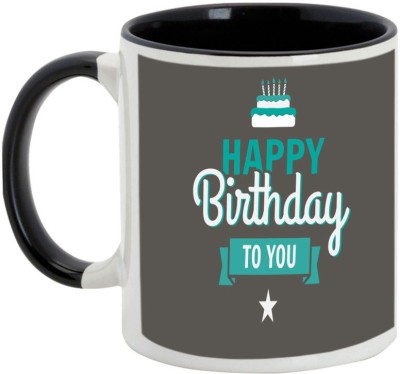 

AllUPrints A Very Happy Birthday To You Ceramic Mug(325 ml), Black