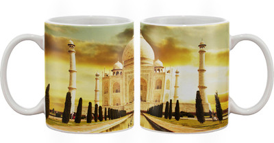 

Artifa Amazing Taj Mahal Porcelain, Ceramic Mug(350 ml), Multicolor