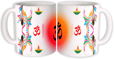 

PhotogiftsIndia om Ceramic Mug(350 ml, Pack of 2), Multicolor