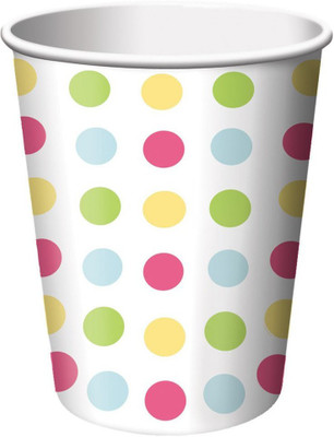 

Creative Converting Sweet Treats Hot or Cold Beverage Cups Paper Mug(453 ml, Pack of 8), Multicolor