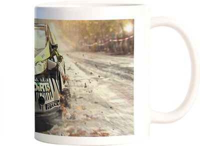 

Rangeele Inkers Dirt 3 games Ceramic Mug(300 ml), Multicolor