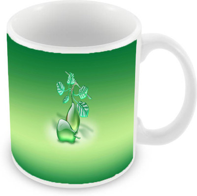 

Sleep Nature's SN-MG-714 Ceramic Mug(350 ml), Green