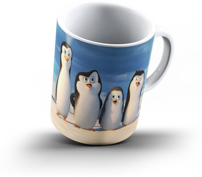 

Ucard Penguins Of Madagascar374 Bone China, Ceramic, Porcelain Mug(325 ml), Multicolor