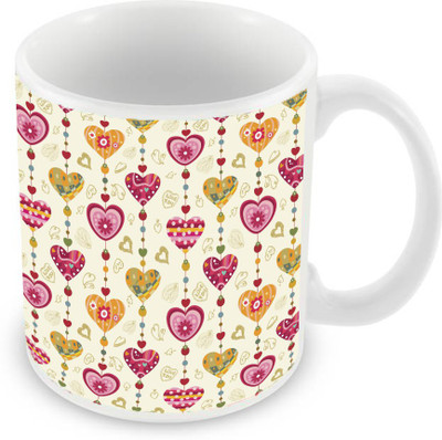 

Sleep Nature's SN-MG-2527 Ceramic Mug(350 ml), Multicolor