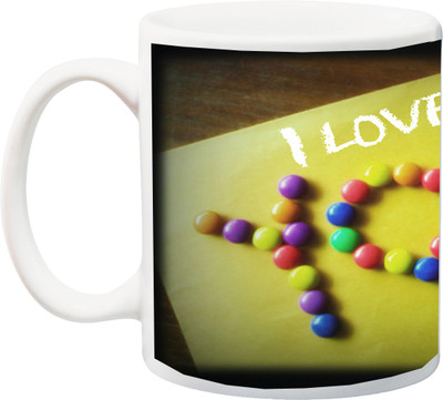 

ME&YOU Gift for Husband/Wife/Girlfriend/Boyfriend/Lover;Special Beautiful I Love You Hd Printed Ceramic Mug(325 ml), Multicolor