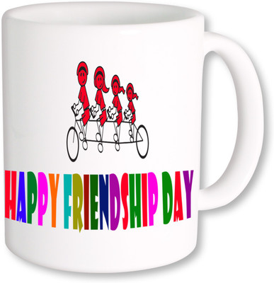 

PhotogiftsIndia Happy Friendship Day 067 Ceramic Mug(350 ml), Multicolor