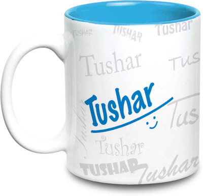 

Hot Muggs Me Graffiti - Tushar Ceramic Mug(315 ml), Multicolor