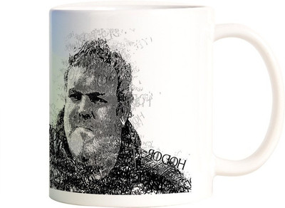 

Rangeele Inkers Game Of Thrones Hodor Typography Ceramic Mug(300 ml), Multicolor