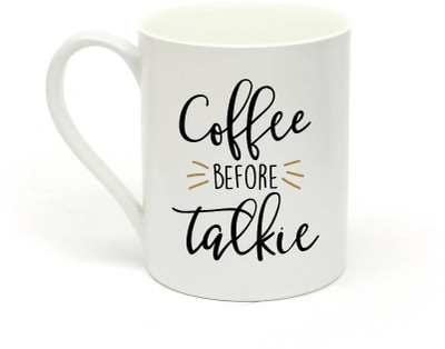 

Sowing Happiness SHMUG146 Coffee Lover Ceramic Mug(350 ml), White