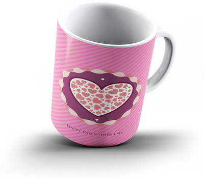 

Ucard Valentines Day Love633 Bone China, Ceramic, Porcelain Mug(325 ml)