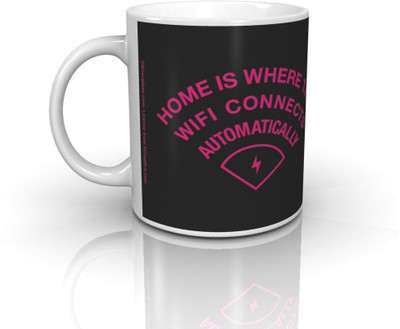 37% OFF on Bcreative Home Where Wifi Connects Automatically (Officially Licensed) Ceramic Coffee Mug(350 ml) 37% OFF on Bcreative Home Where Wifi Connects Automatically (Officially Licensed) Ceramic Coffee Mug(350 ml)