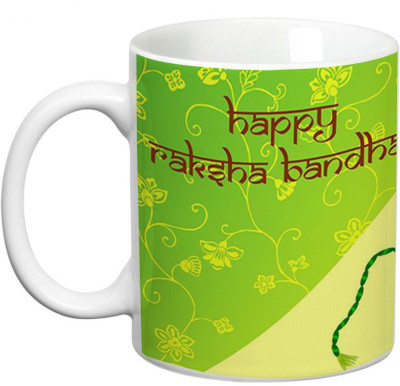 

Prithish Raksha Bandhan Design 8 Ceramic Mug(330 ml), Multicolor