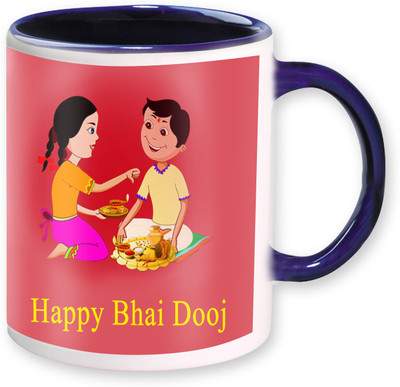 

Heyworlds happy diwali gifts 21 Ceramic Mug(325 ml), Multicolor