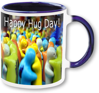 

PhotogiftsIndia Happy Hug Day.Jpg Ceramic Mug(325 ml)