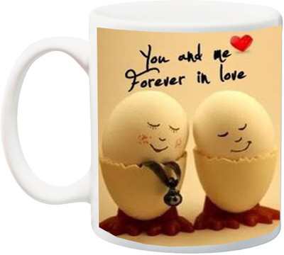 

ME&YOU Valentine's Day Gifts Ceramic Mug(325 ml), Multicolor