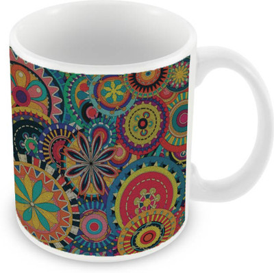 

Sleep Nature's SN-MG-2336 Ceramic Mug(350 ml), Multicolor