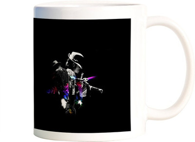 

Rangeele Inkers Michael jackson Legend Ceramic Mug(300 ml), Multicolor