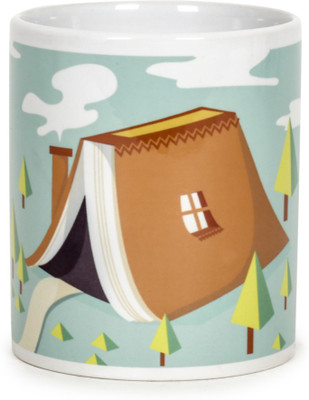 

Chumbak Holidays Booked Ceramic Mug(300 ml), Multicolor