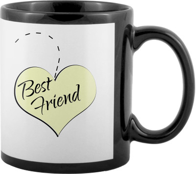 

SKY TRENDS World's Best Gifts For Valentine Girlfriend Boyfriend Friend Husband Wife Anniversary & Birthday Design Code 163 Ceramic Mug(325 ml), Black