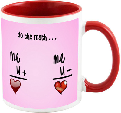 

AllUPrints Best Gift For Best Friend On Valentines Day Red Ceramic Mug(325 ml)