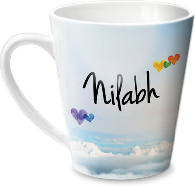 

Hot Muggs Simply Love You Nilabh Conical Ceramic Mug(350 ml)