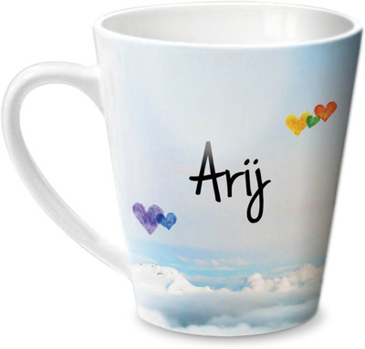 

Hot Muggs Simply Love You Arij Conical Ceramic Mug(350 ml)
