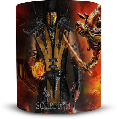 

Ackme Design super hero, Scorpion Ceramic Mug(325 ml), Multicolor