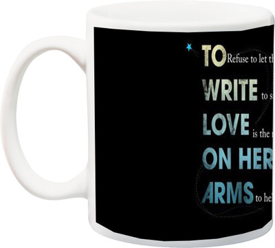 

ME&YOU Gift for Husband/Wife/Boyfriend/Girlfriend/lover;To refuse to let their life slipaway HD Printed Ceramic Mug(325 ml), Multicolor