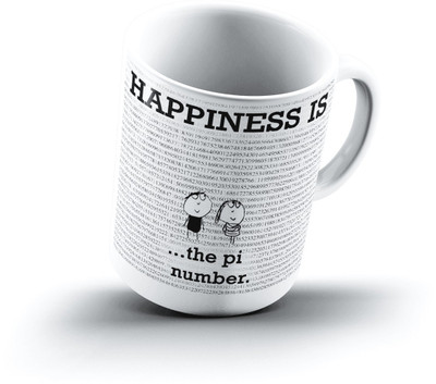 

Ucard Happiness Is1576 Bone China, Ceramic, Porcelain Mug(325 ml)
