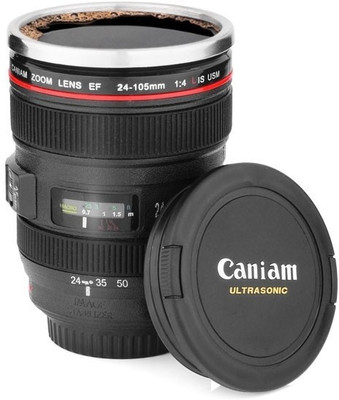 

Gadget Paradise Camera Lens Shaped Plastic, Stainless Steel Mug